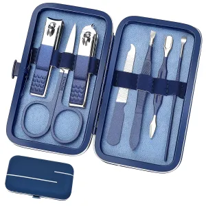 Manicure Set Personal care - Nail Clipper Kit Luxury Manicure 8 In 1 Professional Pedicure Set Grooming kit Gift for Men Husband Boyfriend Parents Women Elder Patient Nail Care