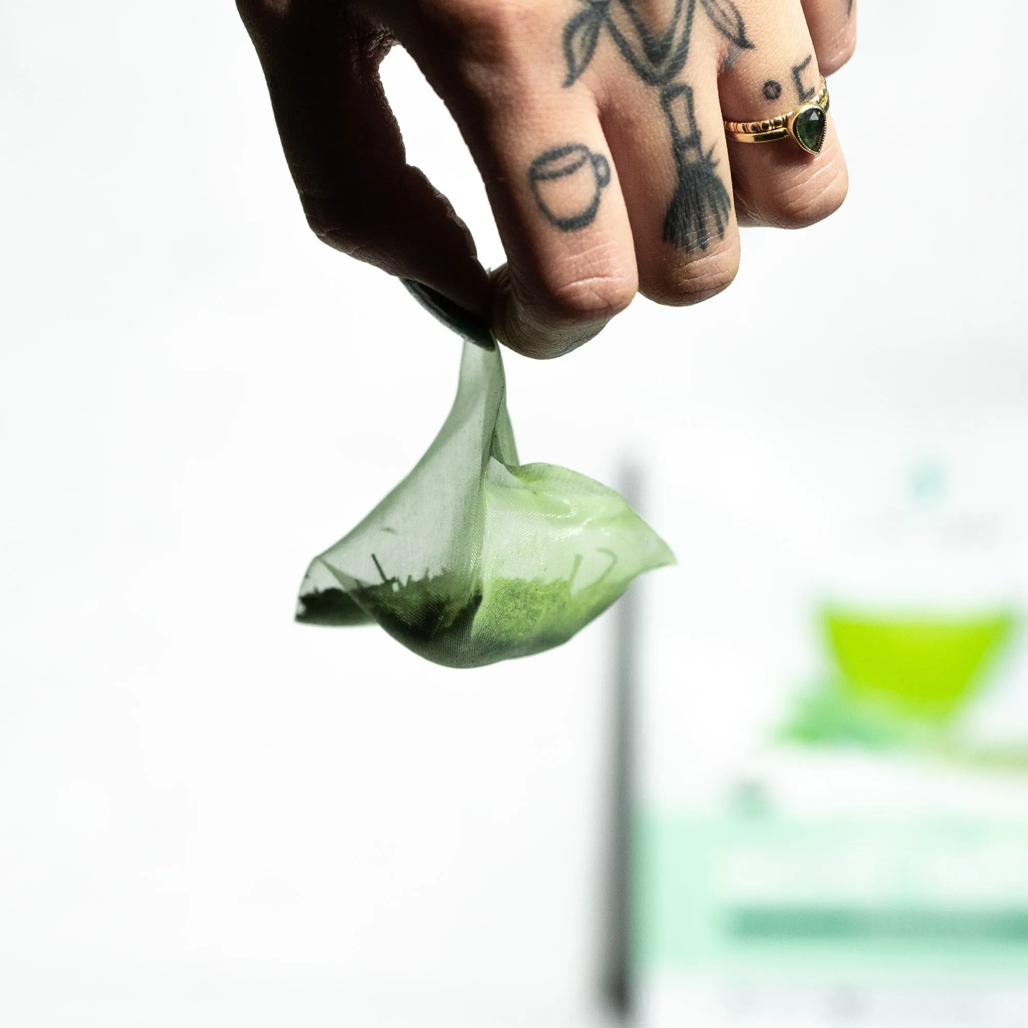 Matcha   Green Tea Pyramid Sachet Tea Bags - Traditional