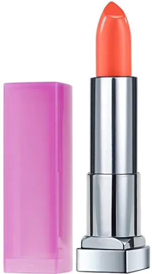 Maybelline New York Color Sensational Rebel Bloom Lipstick, Peach Poppy, 0.15 Ounce