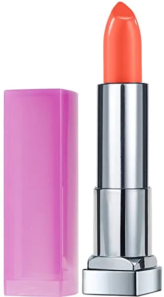 Maybelline New York Color Sensational Rebel Bloom Lipstick, Peach Poppy, 0.15 Ounce