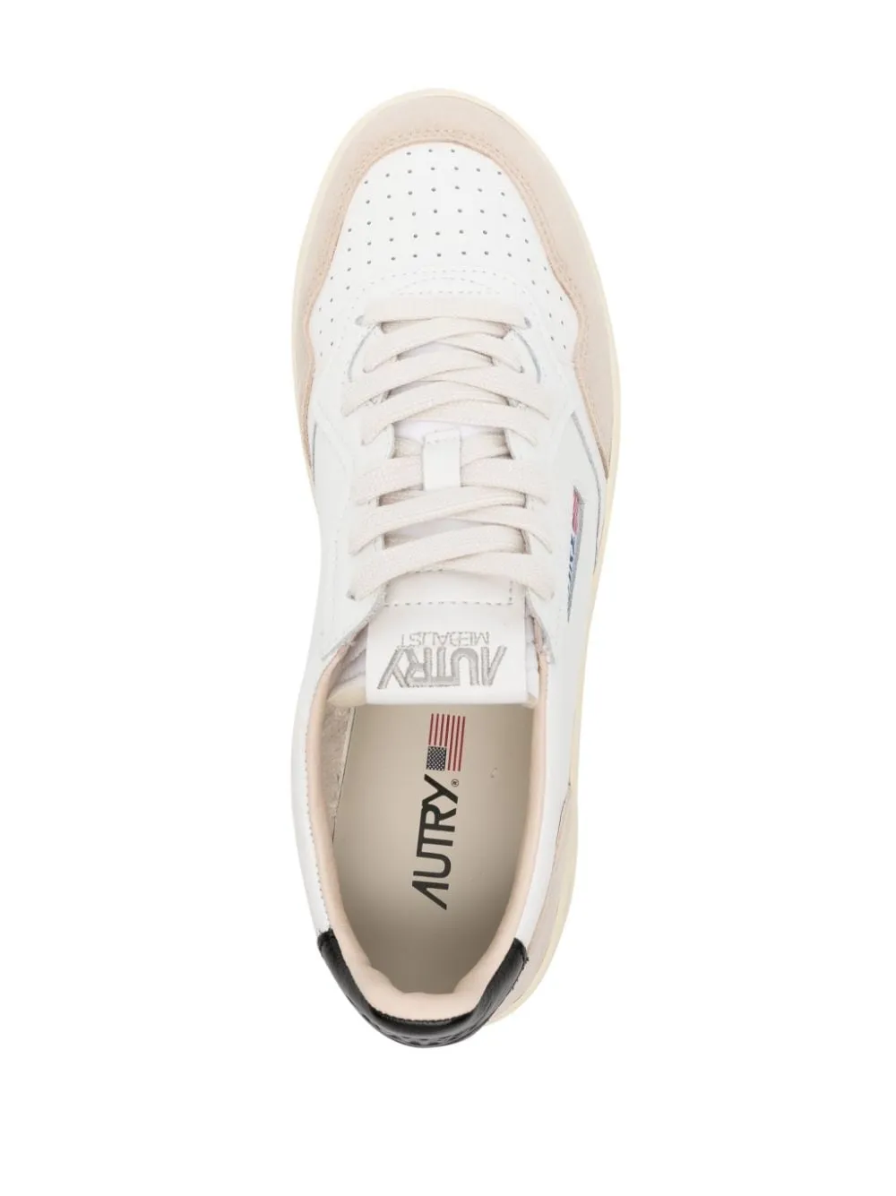 Medialist low leather sneakers