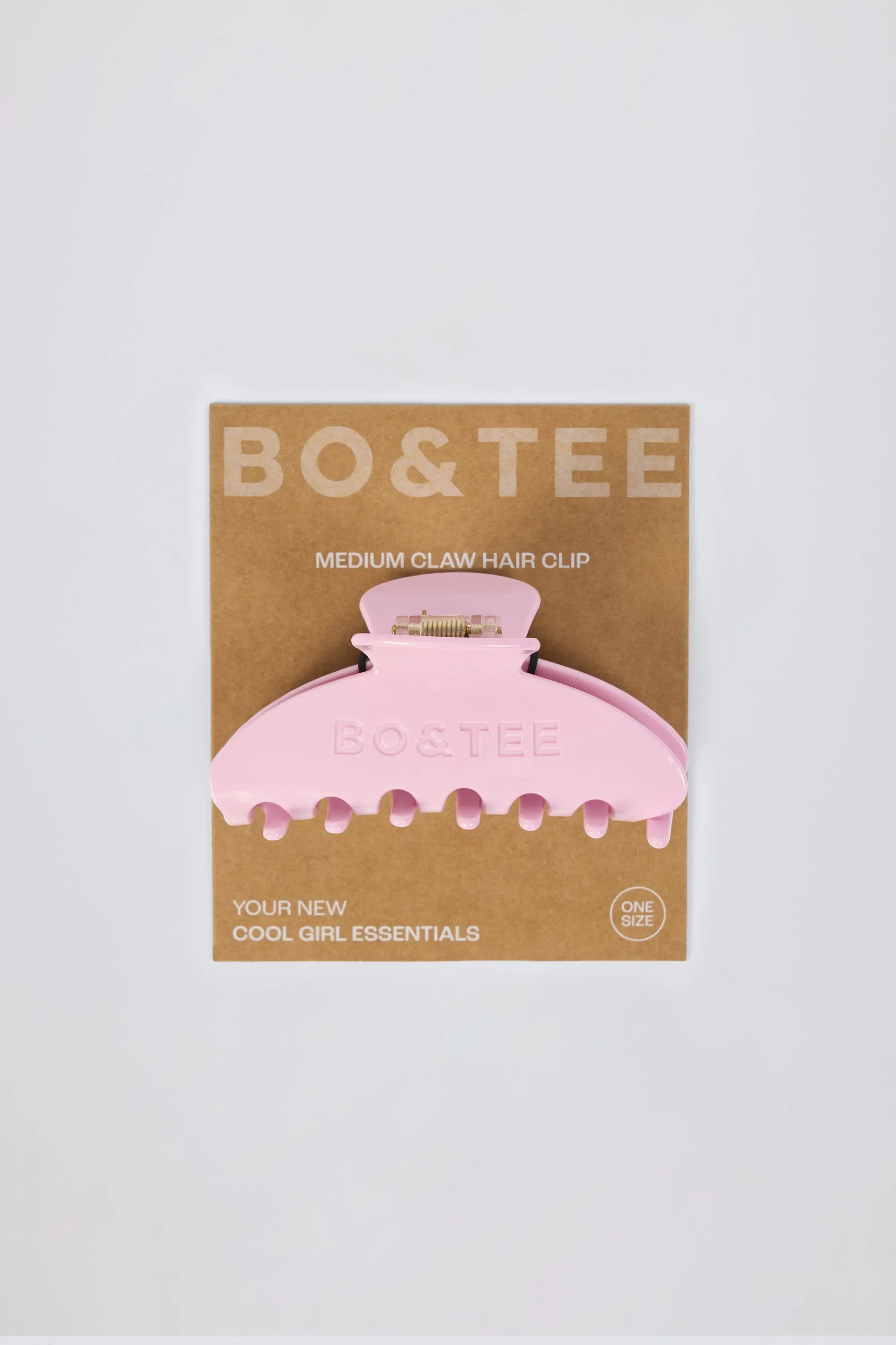 Medium Claw Clip in Baby Pink