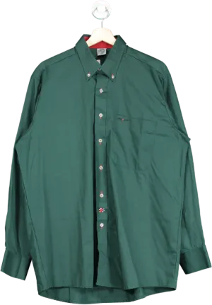 MG Green Long Sleeve Shirt UK L