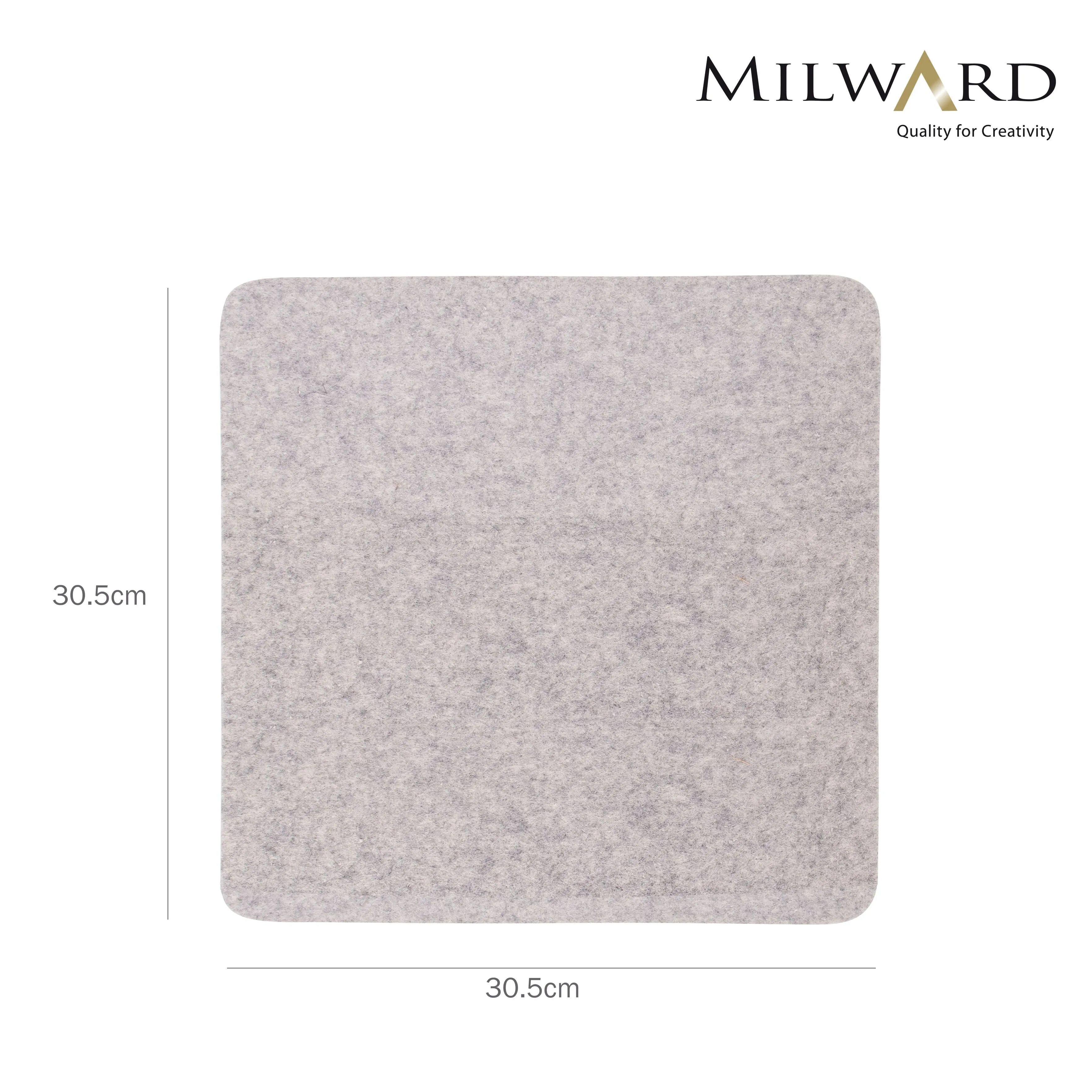 Milward Pressing Mat 100% Wool 30x30cm Good For Almost All Surfaces