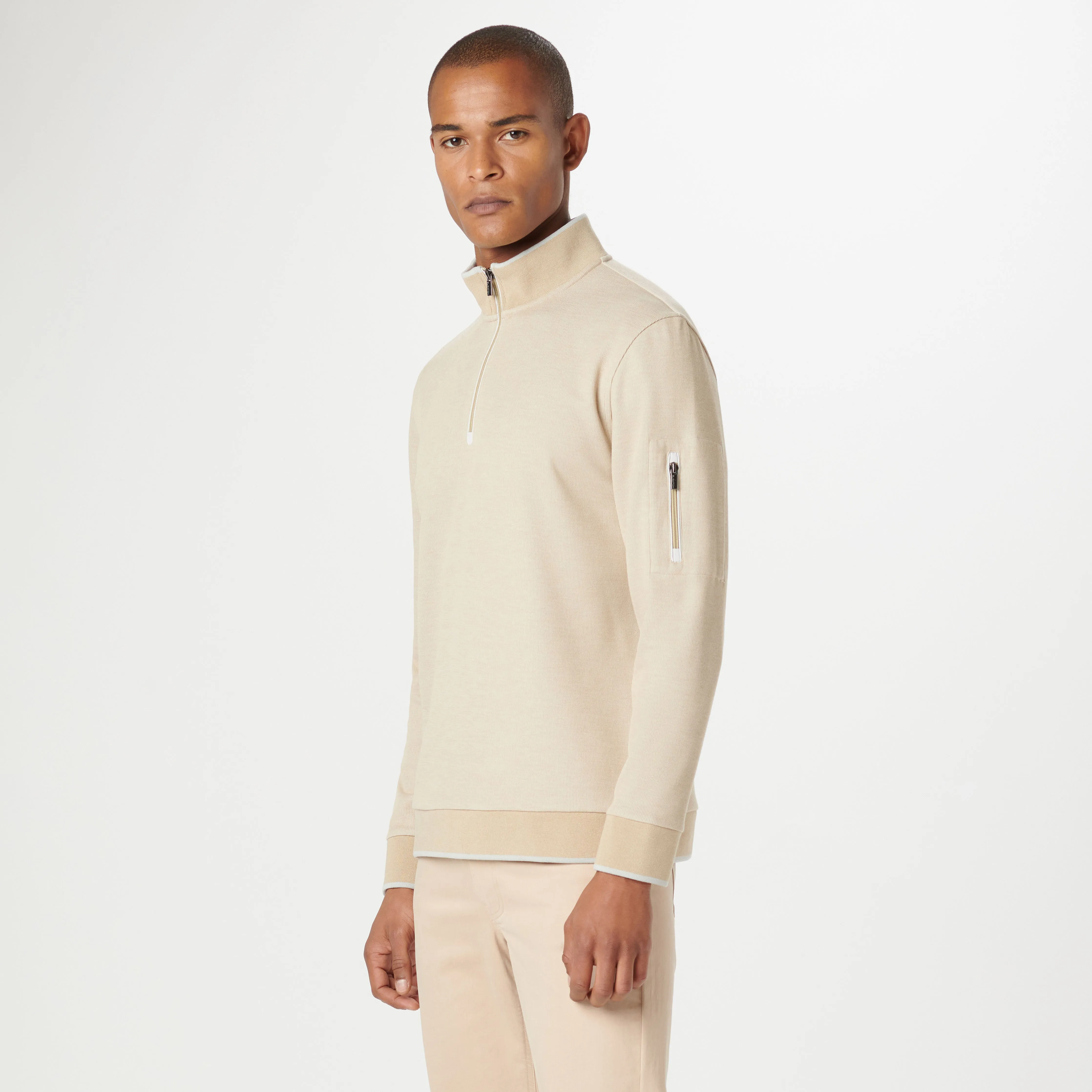 Mini Cable Quarter Zip Pullover
