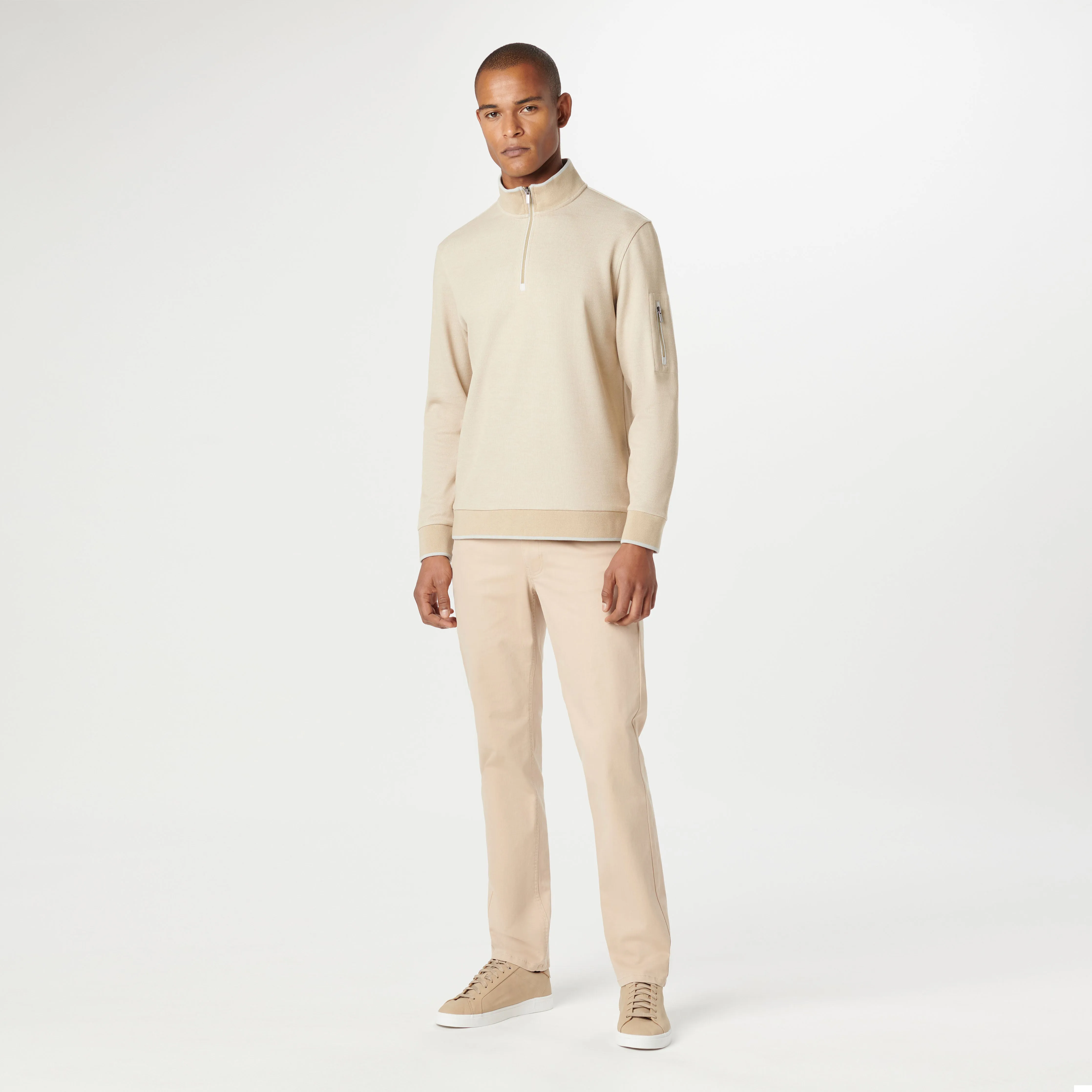 Mini Cable Quarter Zip Pullover