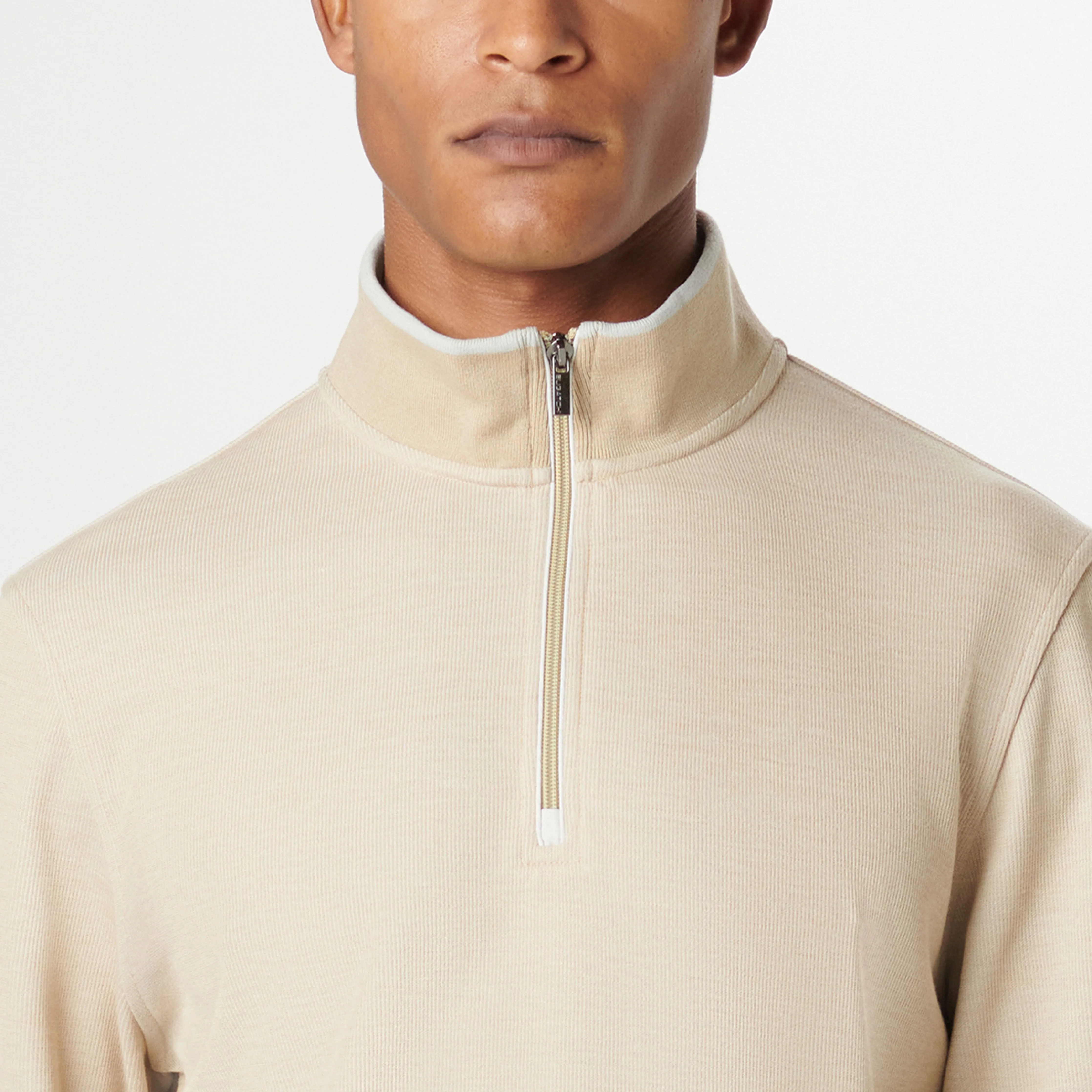 Mini Cable Quarter Zip Pullover