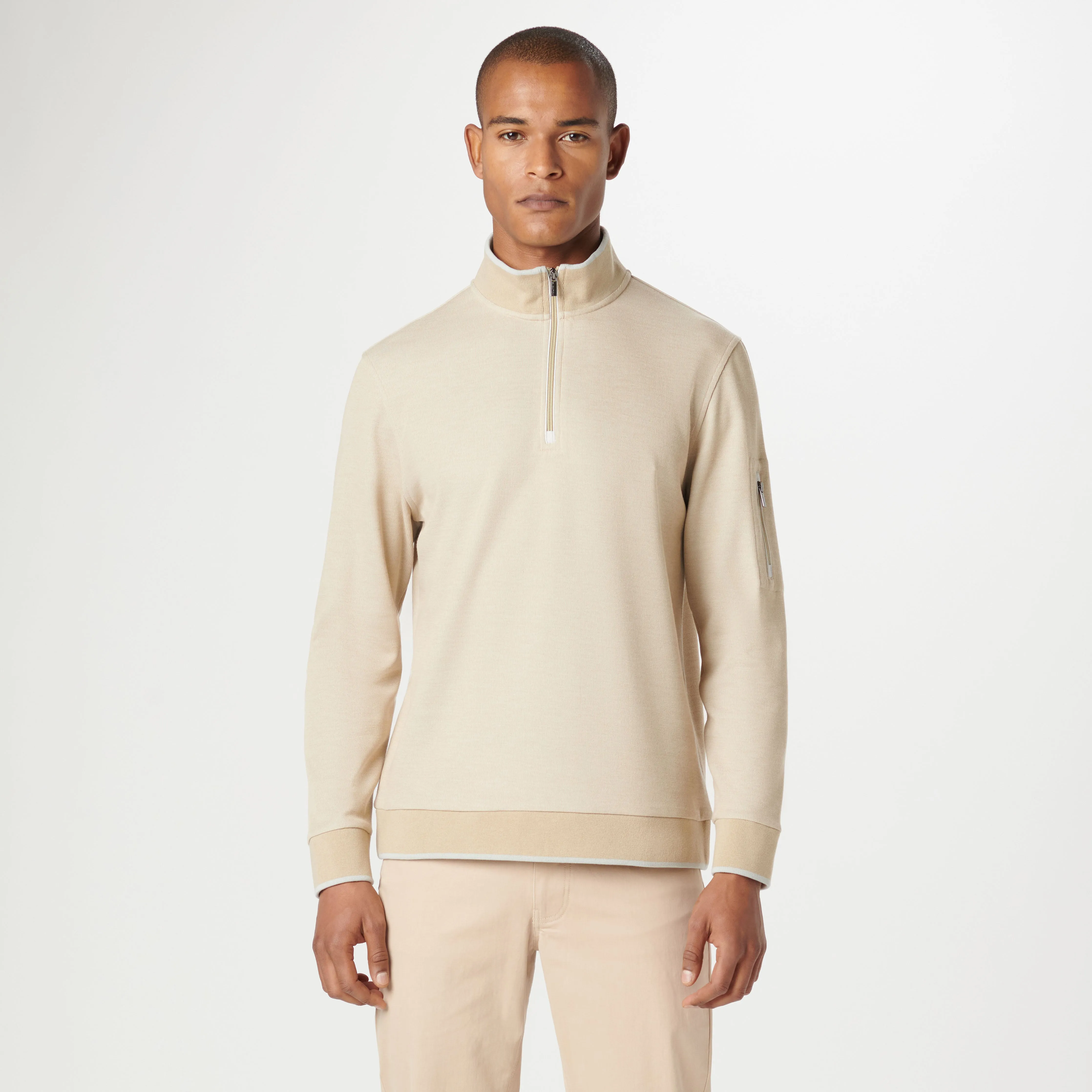 Mini Cable Quarter Zip Pullover