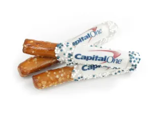 Mini Logo Pretzel Wands - 12 pcs