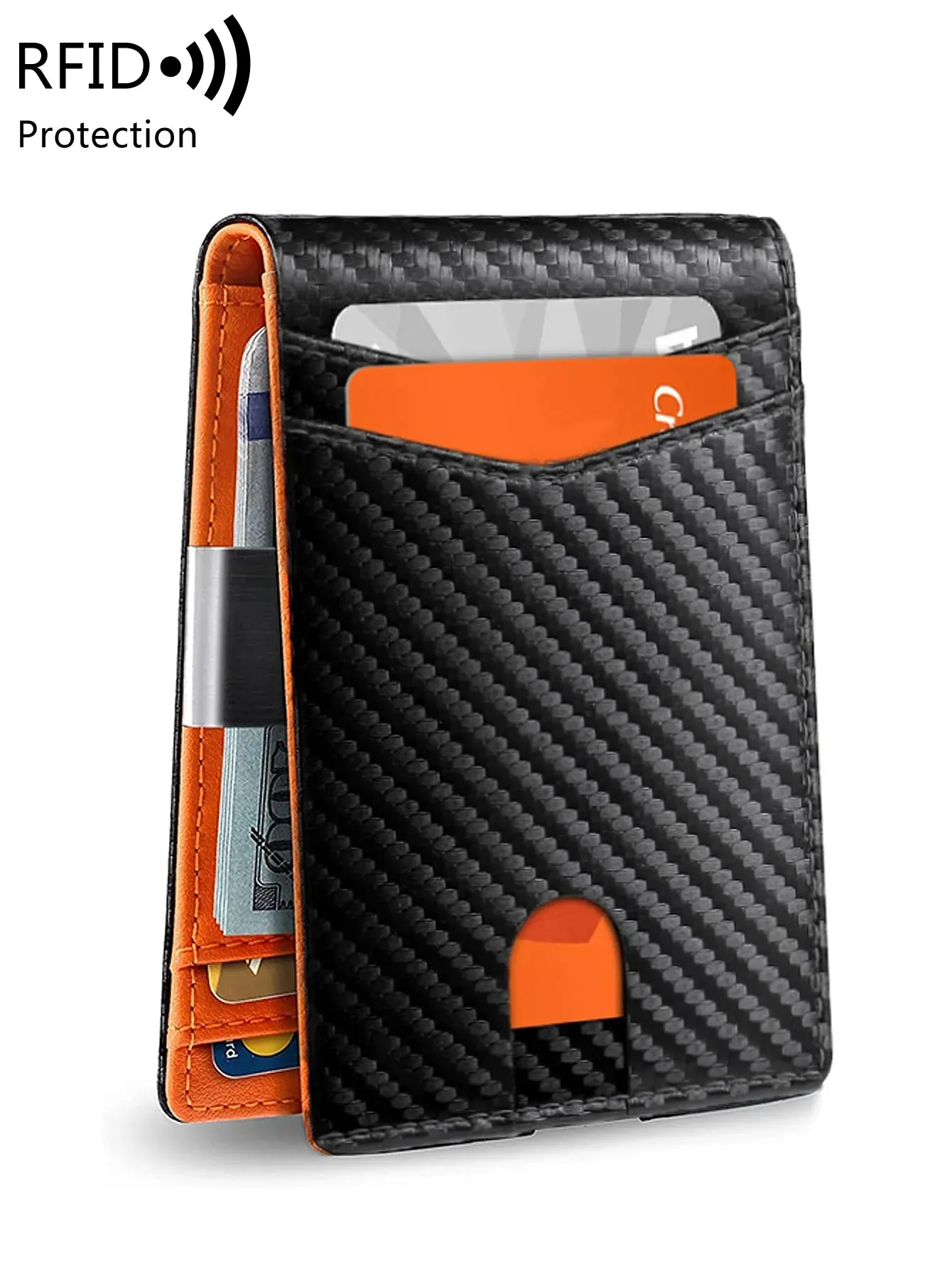 Minimalist RFID Blocking Multi-Functional Ultra-Thin 12-Card Wallet