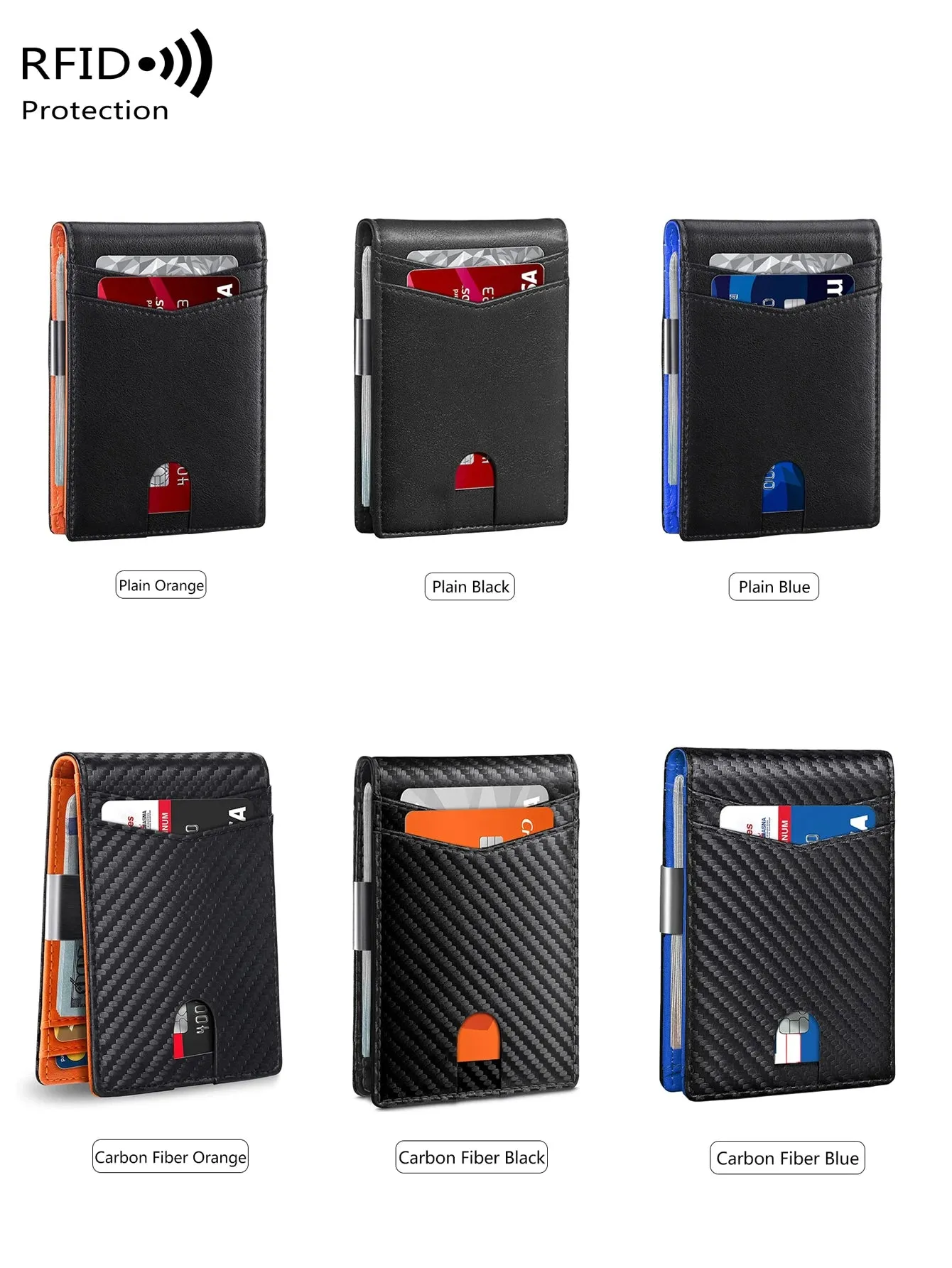 Minimalist RFID Blocking Multi-Functional Ultra-Thin 12-Card Wallet