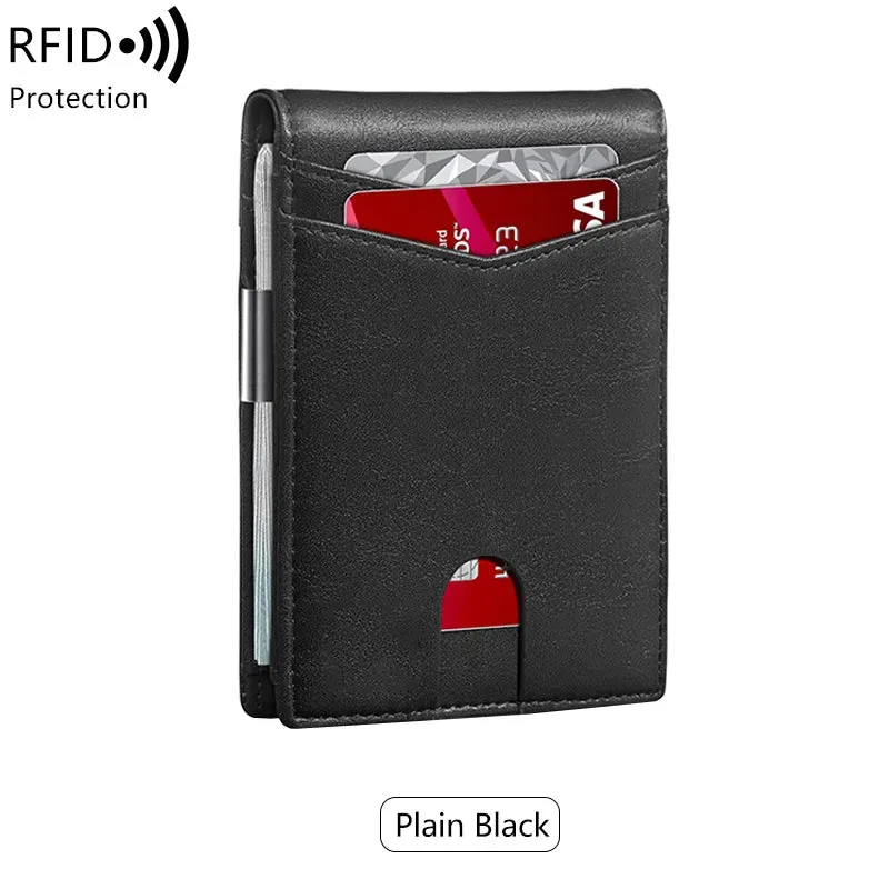 Minimalist RFID Blocking Multi-Functional Ultra-Thin 12-Card Wallet