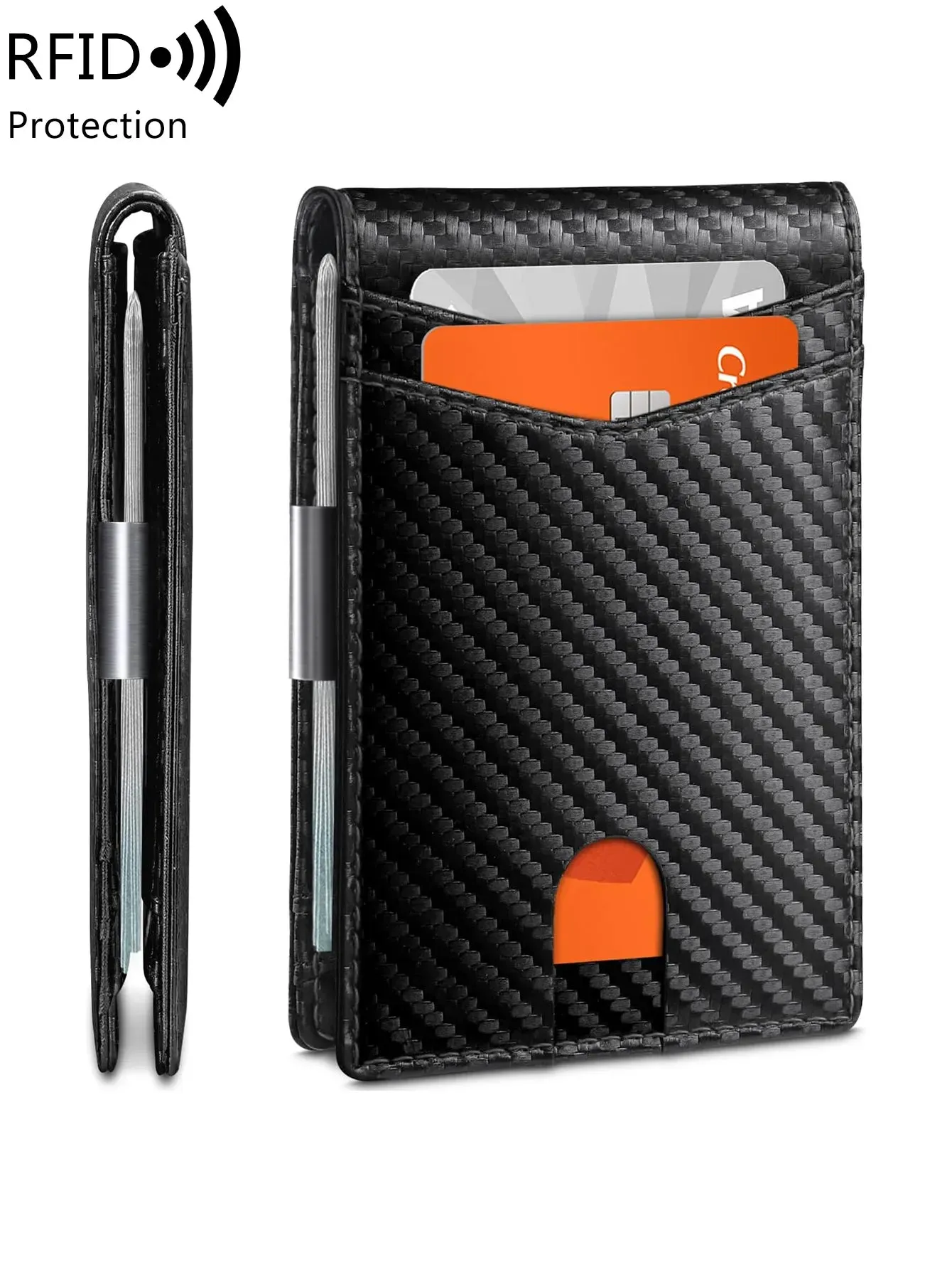 Minimalist RFID Blocking Multi-Functional Ultra-Thin 12-Card Wallet