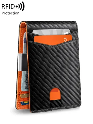 Minimalist RFID Blocking Multi-Functional Ultra-Thin 12-Card Wallet