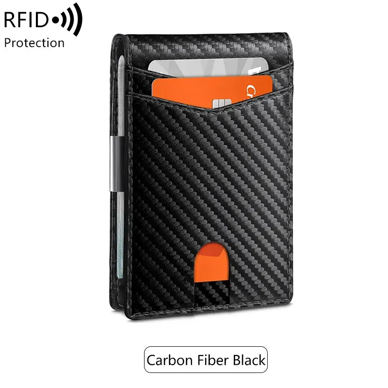 Minimalist RFID Blocking Multi-Functional Ultra-Thin 12-Card Wallet