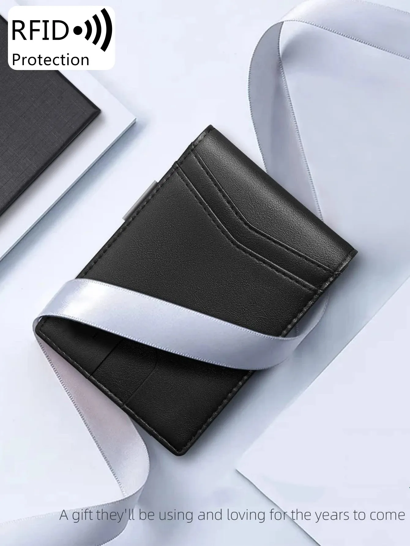 Minimalist RFID Blocking Multi-Functional Ultra-Thin 12-Card Wallet