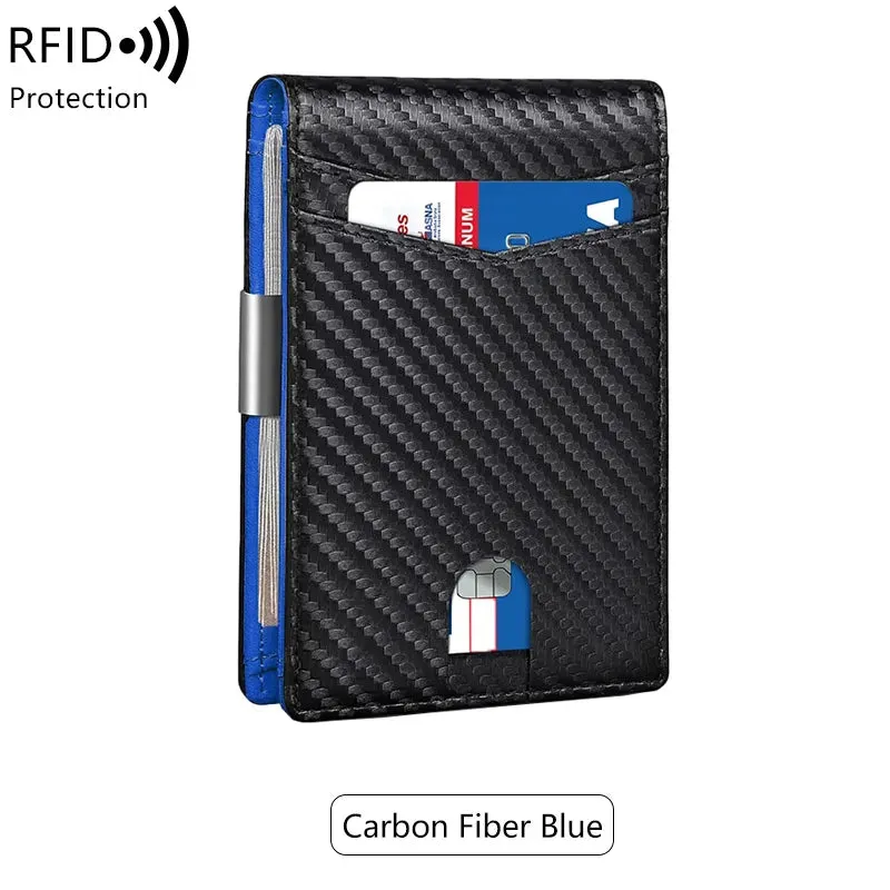 Minimalist RFID Blocking Multi-Functional Ultra-Thin 12-Card Wallet