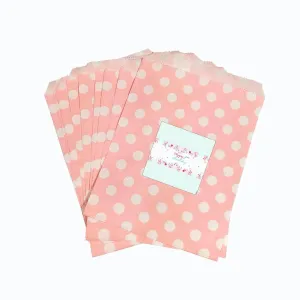 Mint and Pink Floral Candy Bag