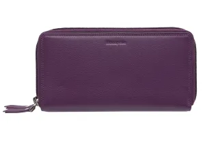 Modapelle Womens Leather Zip Wallet 7503