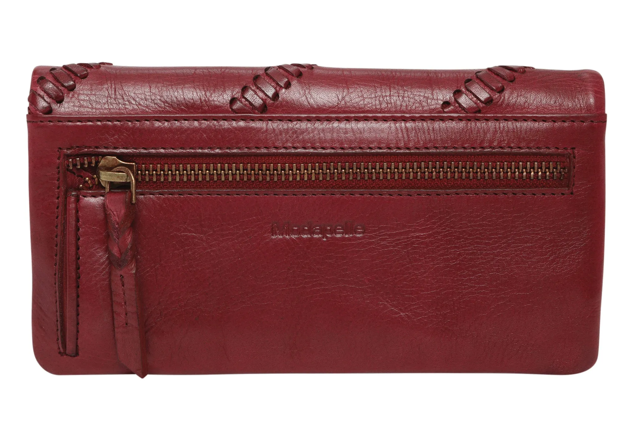 Modapelle Womens Vintage Leather Wallet 7844
