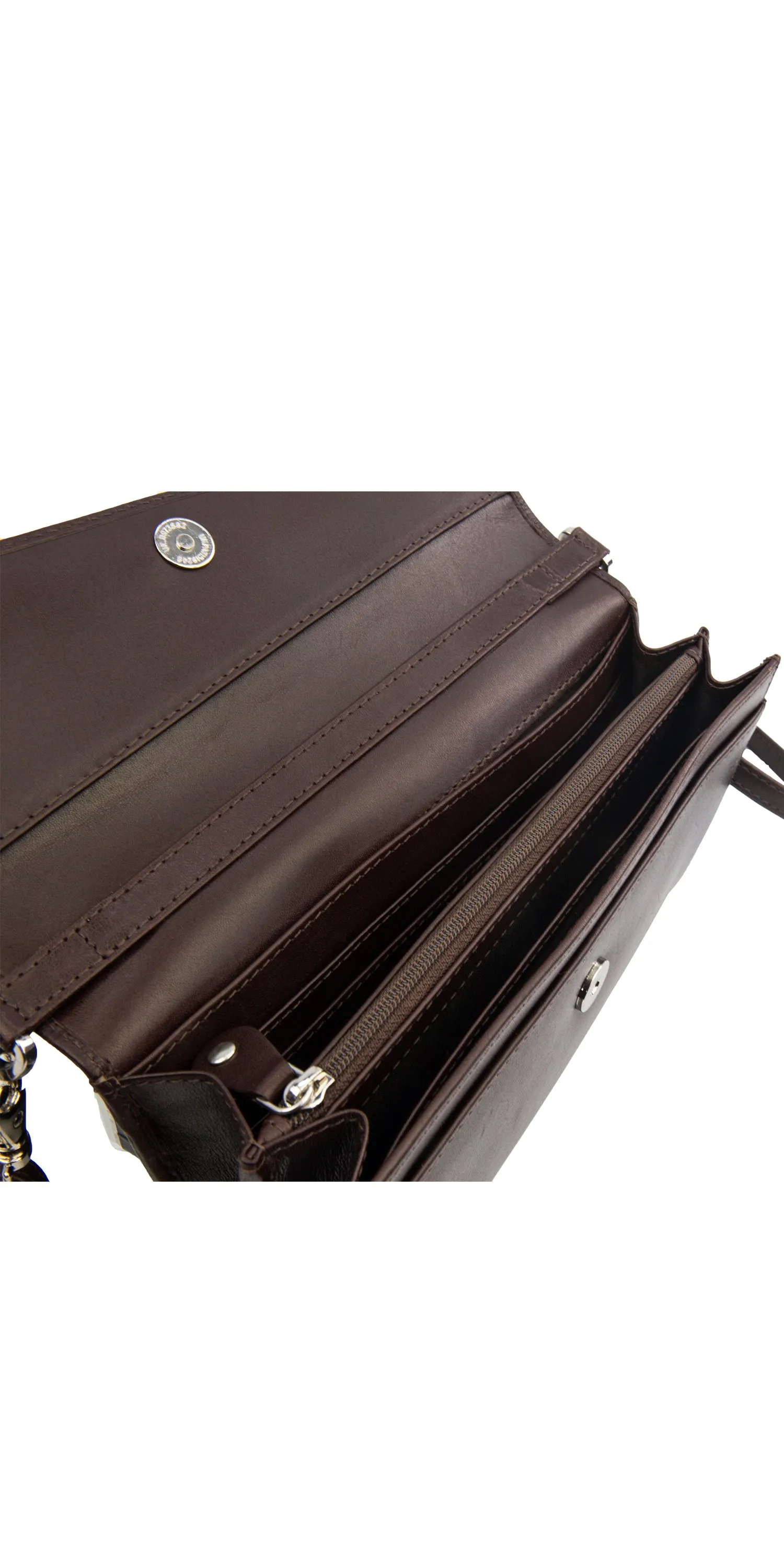Moraltive Clutch wallet - Brown