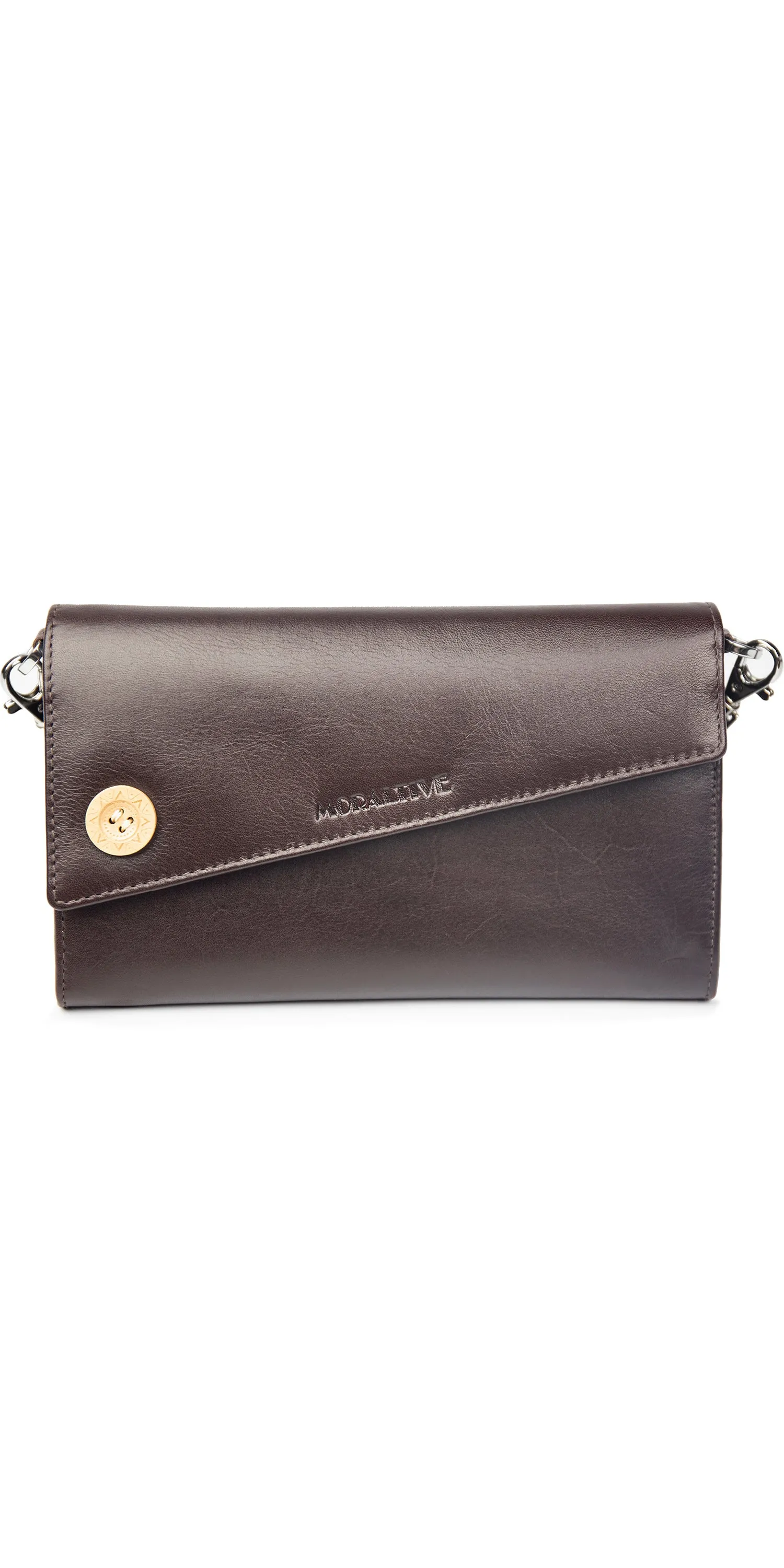 Moraltive Clutch wallet - Brown
