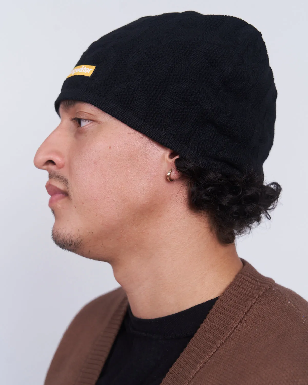 Moses Chain Beanie Black