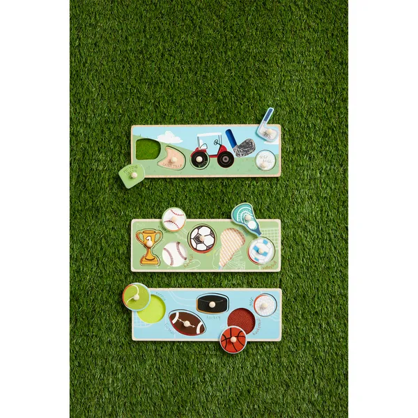 Mud Pie: Green Sports Touch and Feel Puzzle