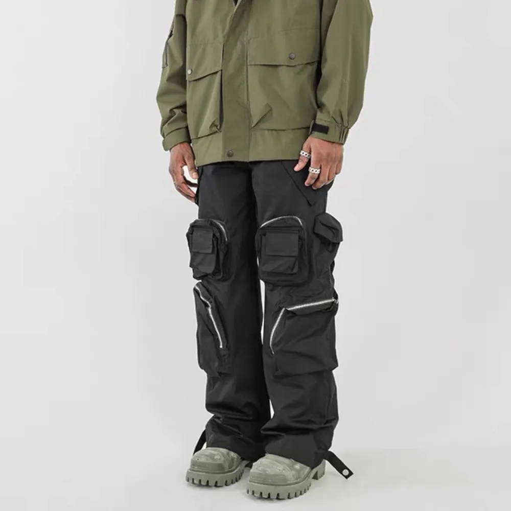Multi-Pocket Casual Pants