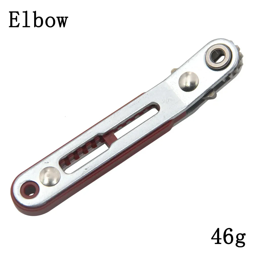 Multifunctional Bidirectional Ratchet Screwdriver Elbow Flat Head Wrench Tool