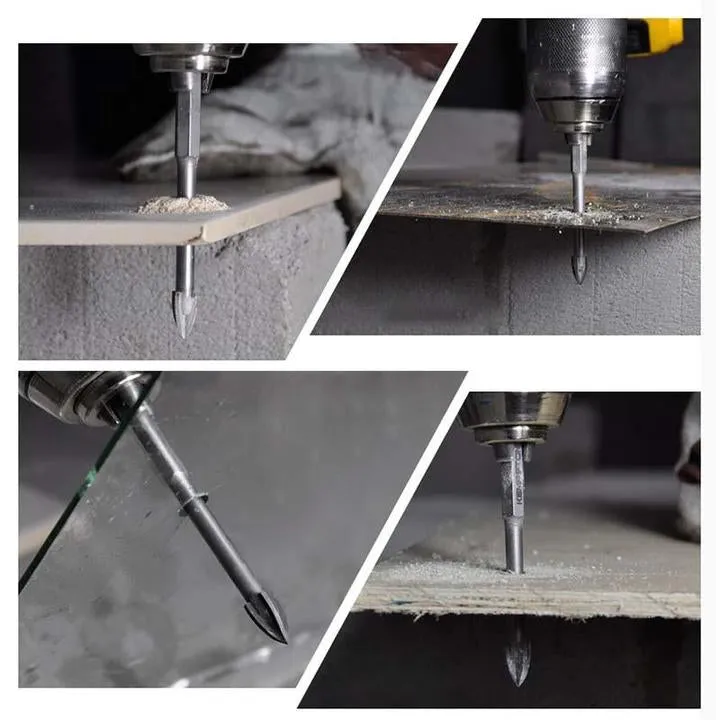 Multifunctional Cross Triangle Drill Bit
