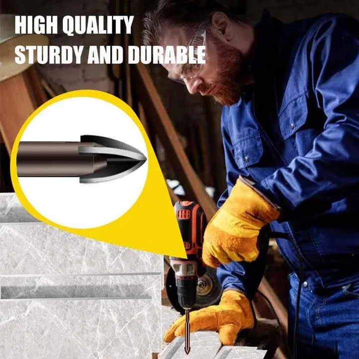 Multifunctional Cross Triangle Drill Bit