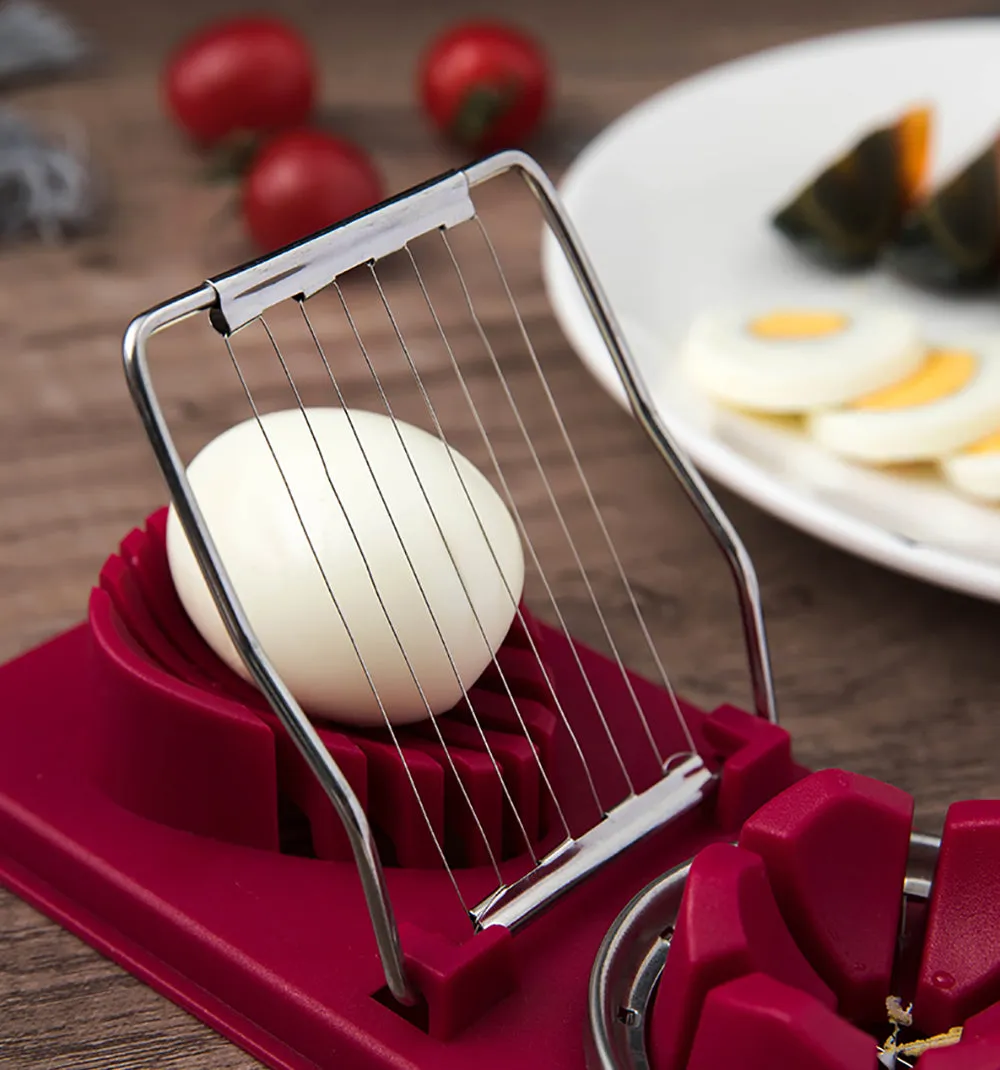 Multifunctional Egg Cutter Stainless Steel Egg Slicer