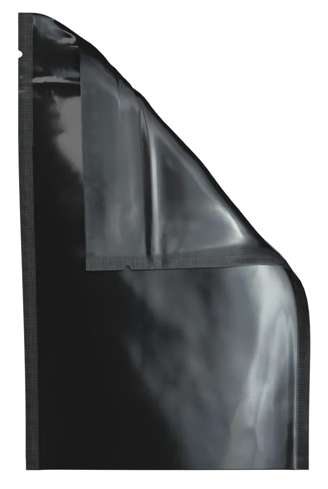 Mylar Bag Opaque Black - 1 Oz - 28 Grams - (100 to 50,000 Count)