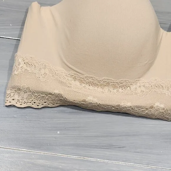 Natori 36C Bliss Perfection Strapless Contour Underwire Bra Convertible 729154