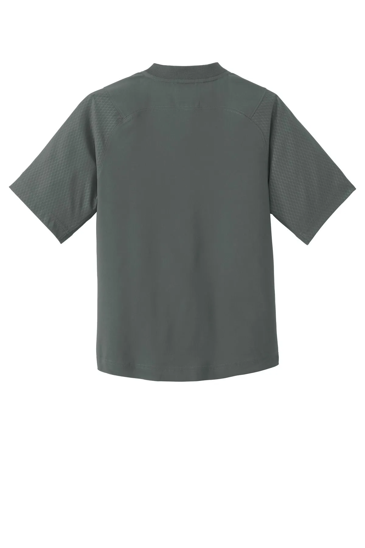 New Era  Youth Cage Short Sleeve 1/4-Zip Jacket. YNEA600 Graphite