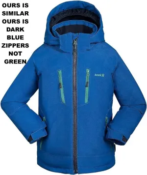 New Kamik Boy's Hux Insulated Jacket in Royal Blue, Sz 8! Retails $110 