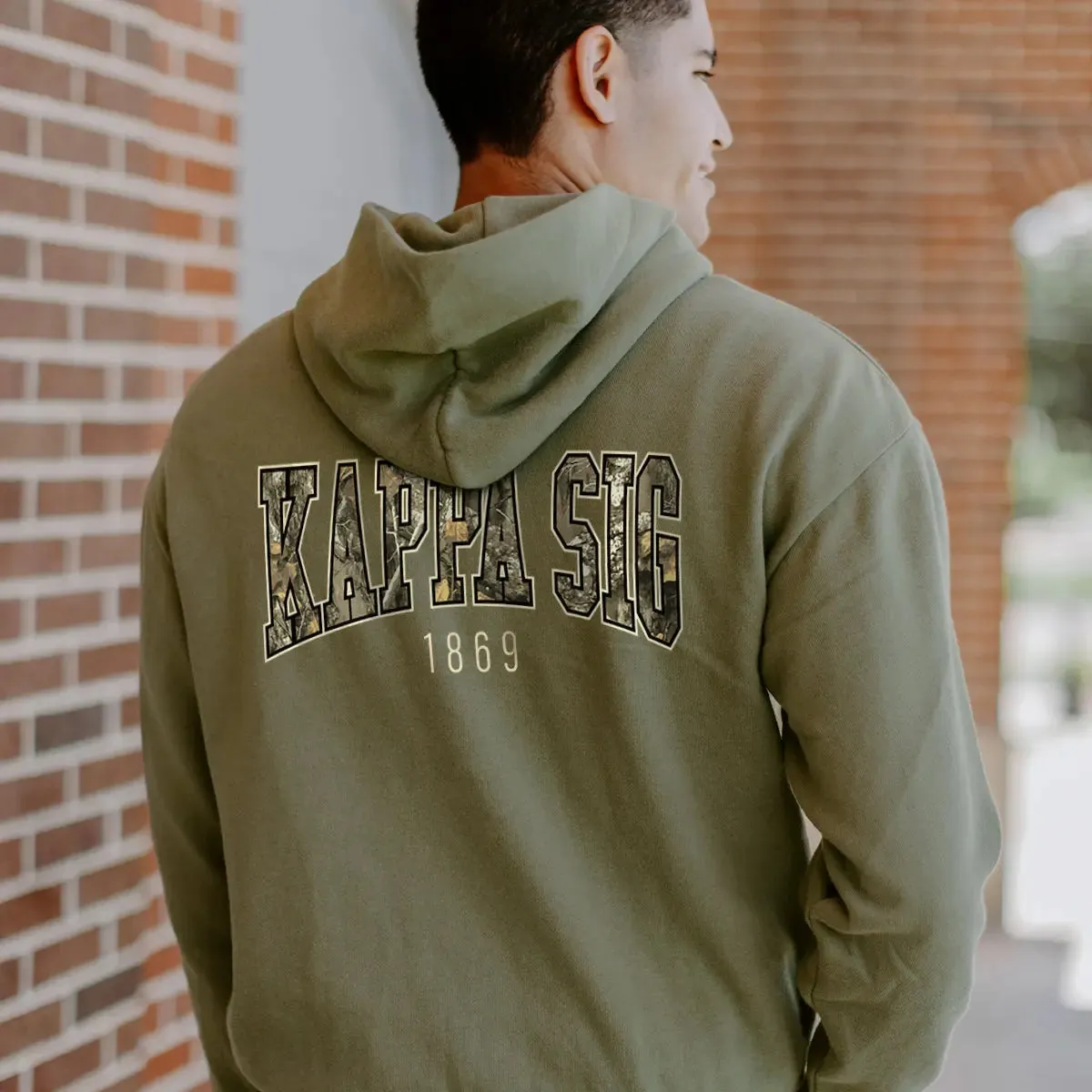 New! Kappa Sig Tactical Camo Hoodie