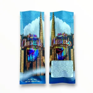 New York Cheesecake 2 Grams Holographic Pre Roll EMPTY PACKAGING