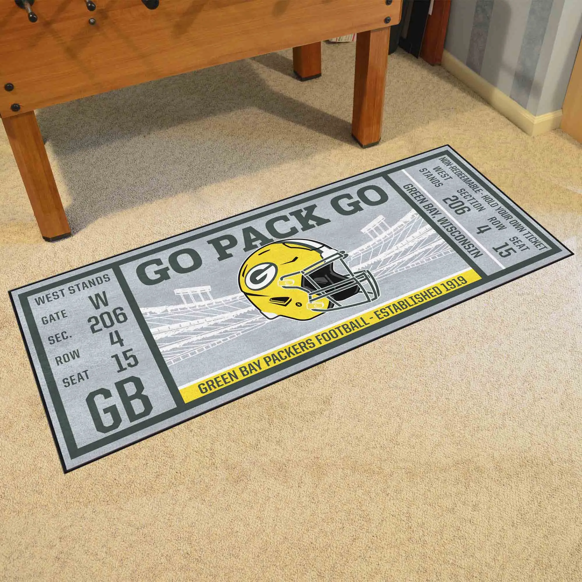 NFL - Green Bay Packers Ticket Runner
