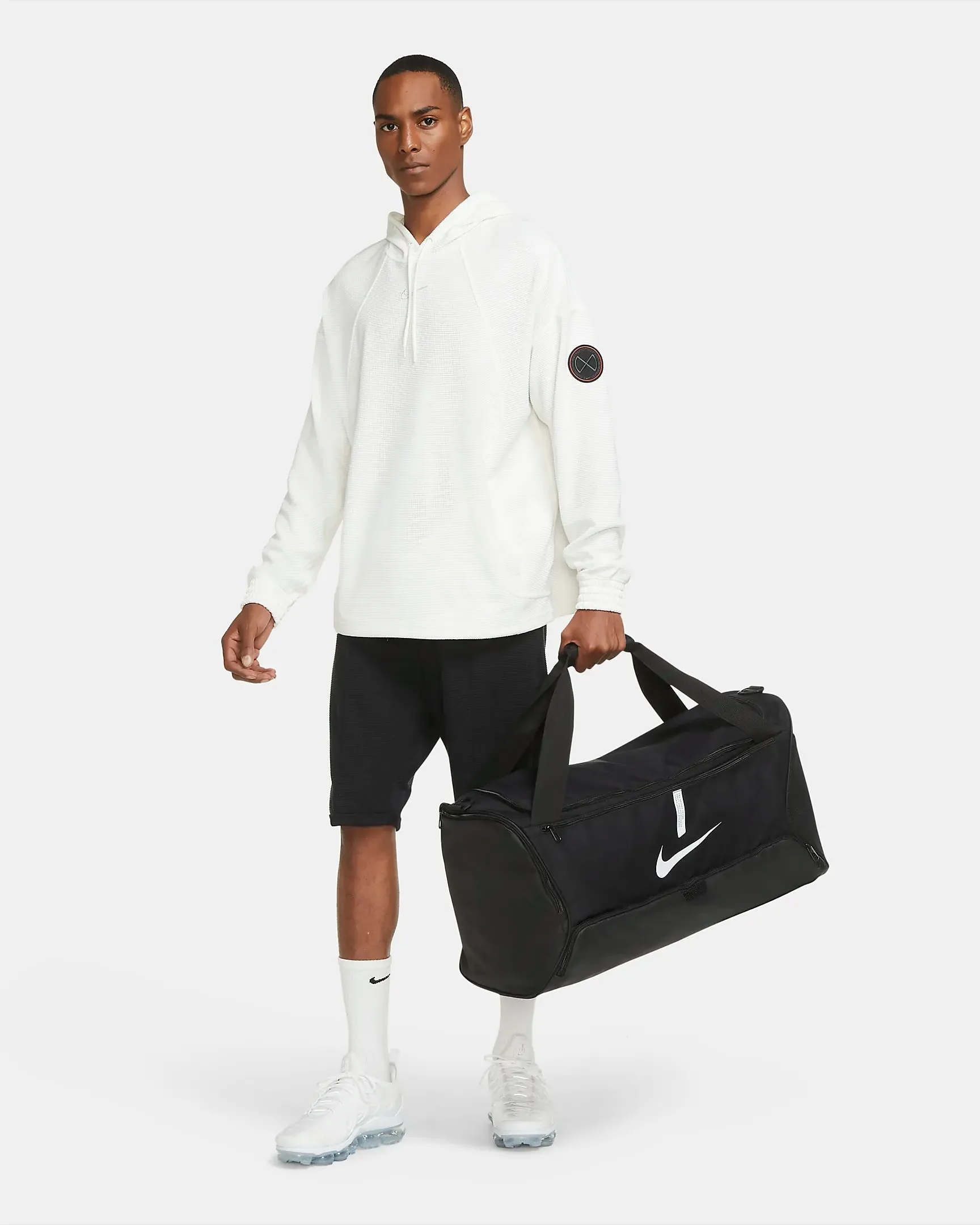 Nike Academy Team Duffel Bag (Medium, 60L) - Black