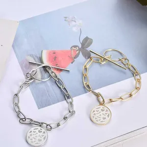 Nordic Fashion Round Seashell Bracelet With Good Material
