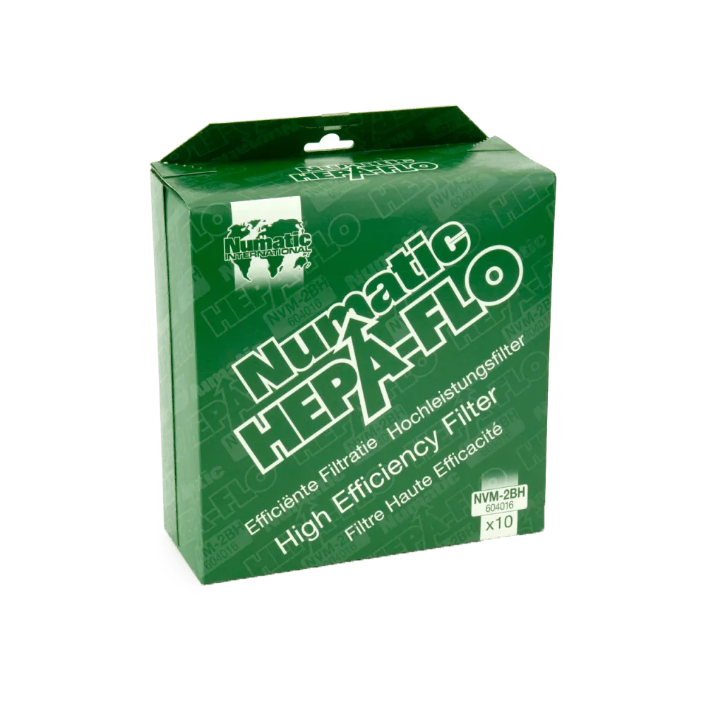 Numatic 2BH HepaFlo Filter Bags FI604016 Pack of 10