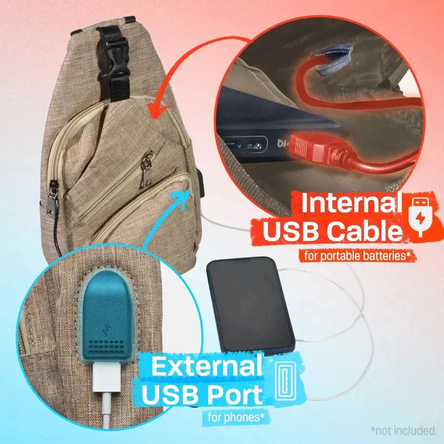 NuPouch Anti-Theft Daypack - Aqua