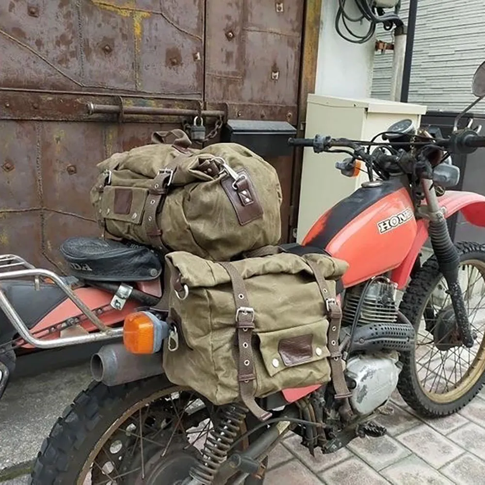 Oxford Heritage Panniers Khaki 40L