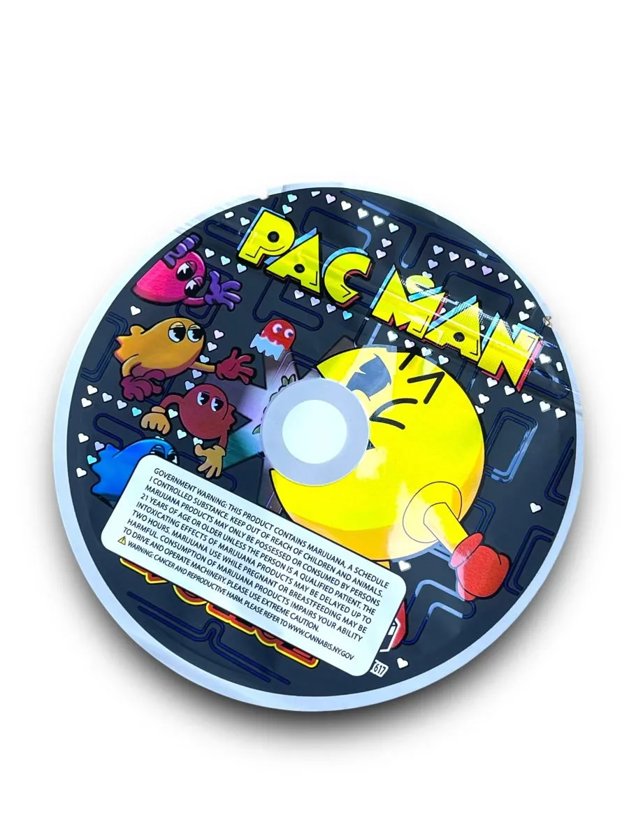 Pack Man Runtz CD Cases With Mylar Bag 3.5 Grams