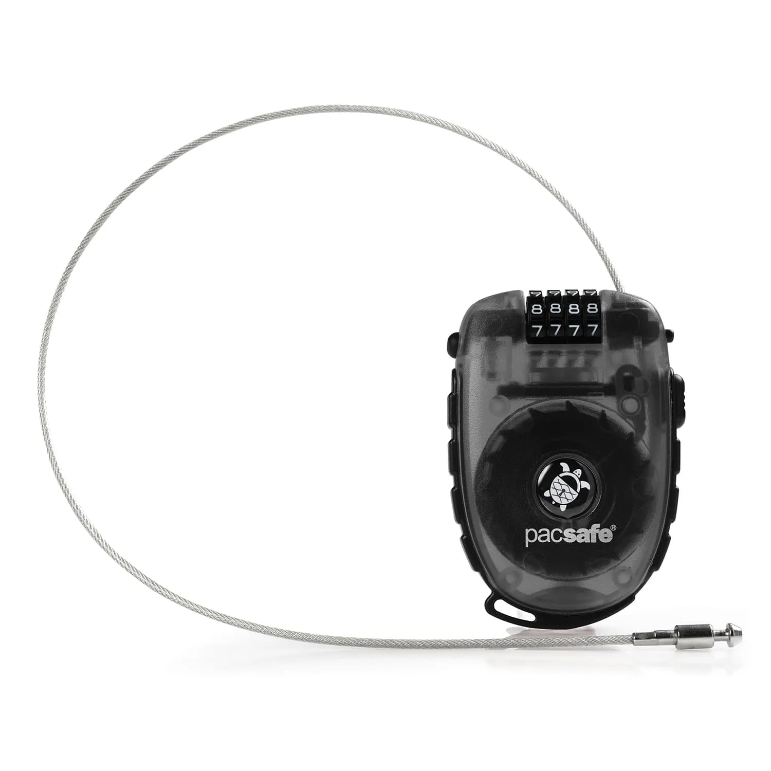 Pacsafe® Retractasafe 250 4-dial retractable cable lock