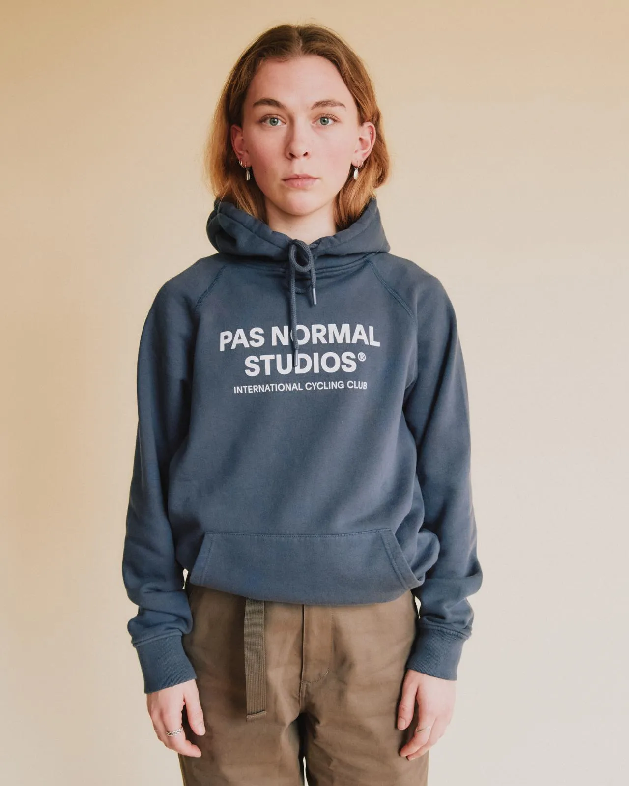 Pas Normal Studios - Off-Race Logo Hoodie - Classic Blue