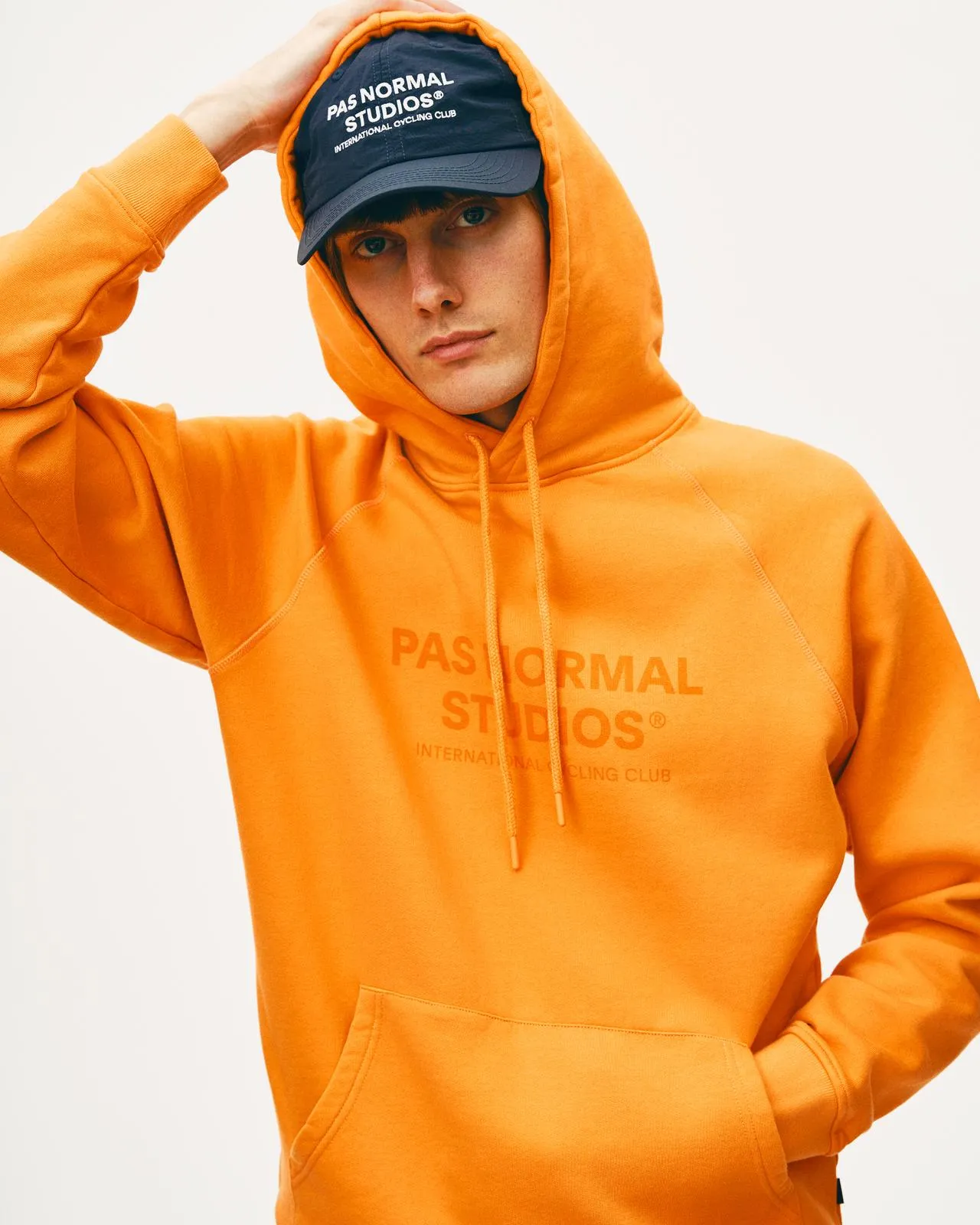 Pas Normal Studios - Off-Race Logo Hoodie - Dusty Orange