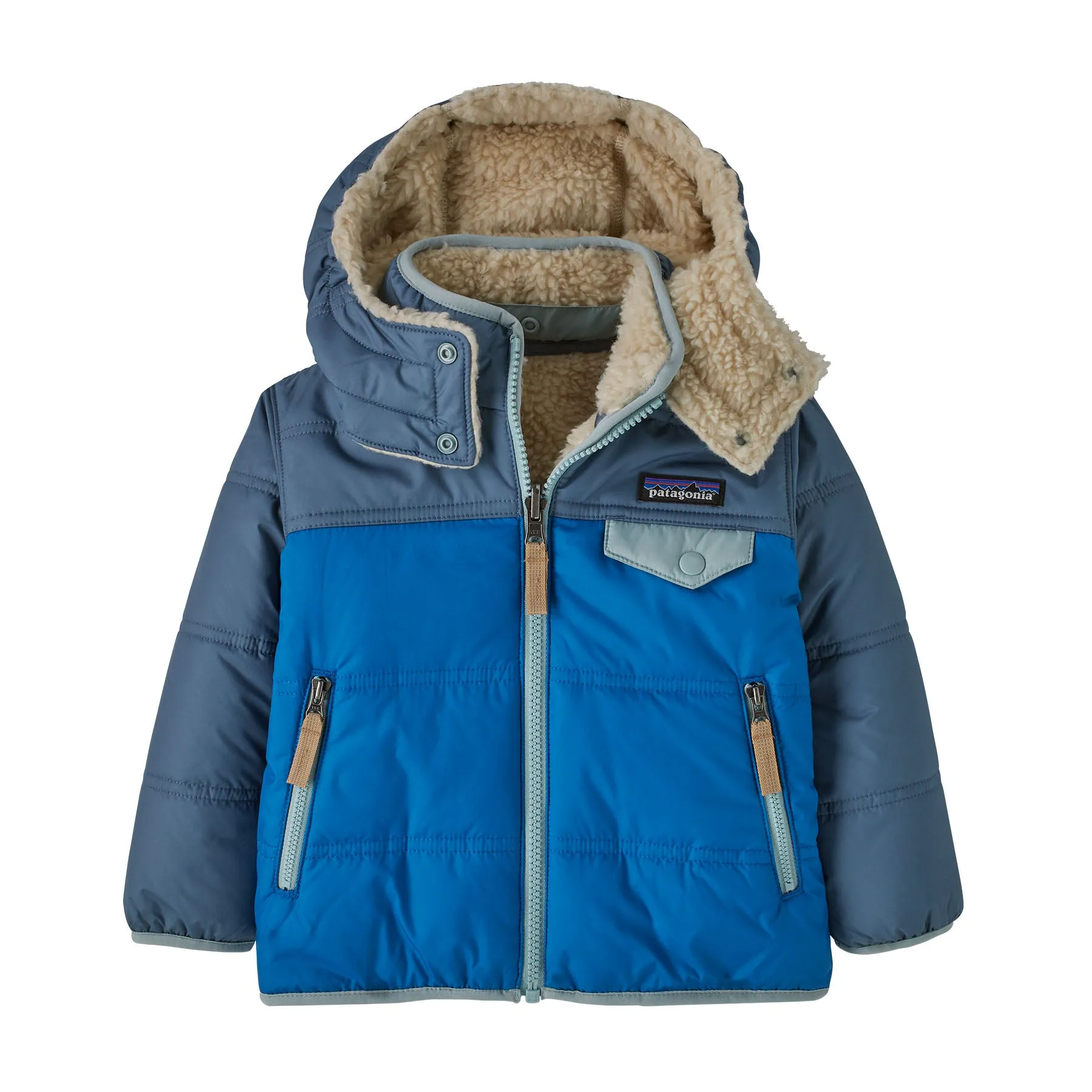 Patagonia Baby Reversible Tribbles Hoody Endless Blue